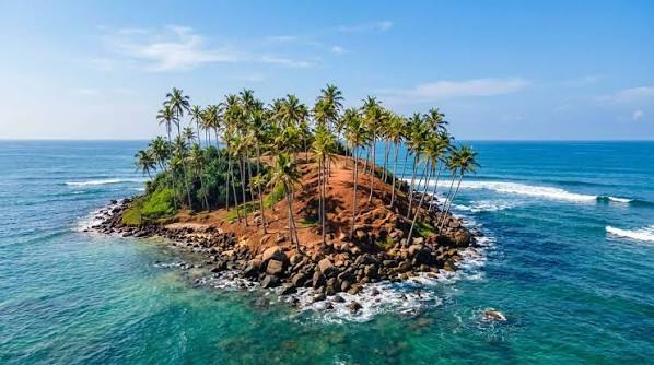 Mirissa Beach Coastline